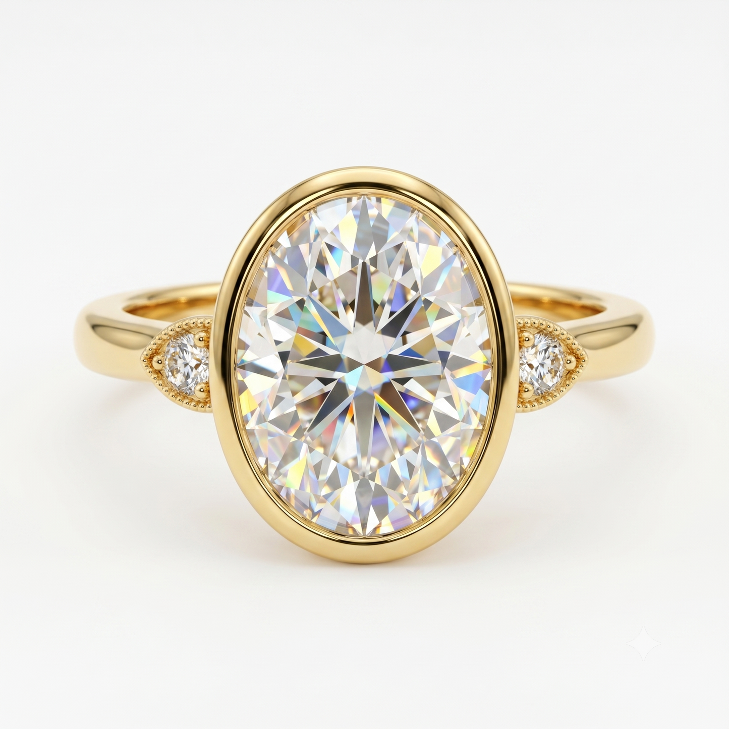 2.00ct Oval Cut Lab-Grown Solitaire Engagement Ring