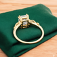 1.80ct Emerald Cut Lab Grown Diamond Engagement Ring