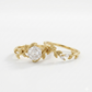 hexagon diamond engagement ring​

