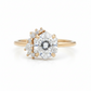 1.700ct Hexagon Lab Grown Diamond Engagement Ring