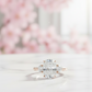 1.80 ct Cushion Cut Lab-Grown Three Stone Engagement Ring