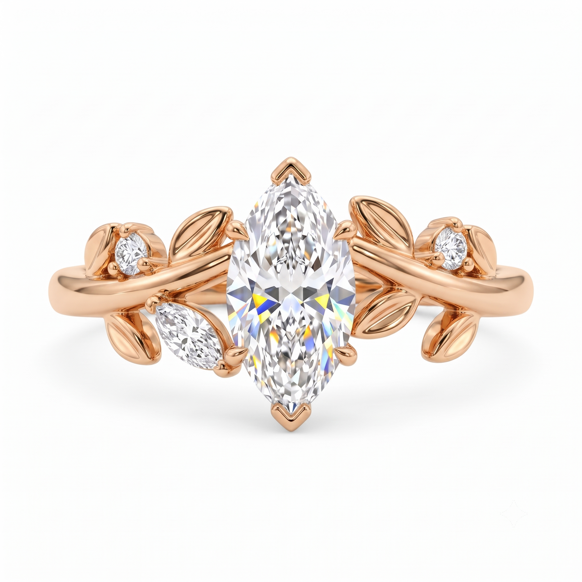 gold marquise ring​

