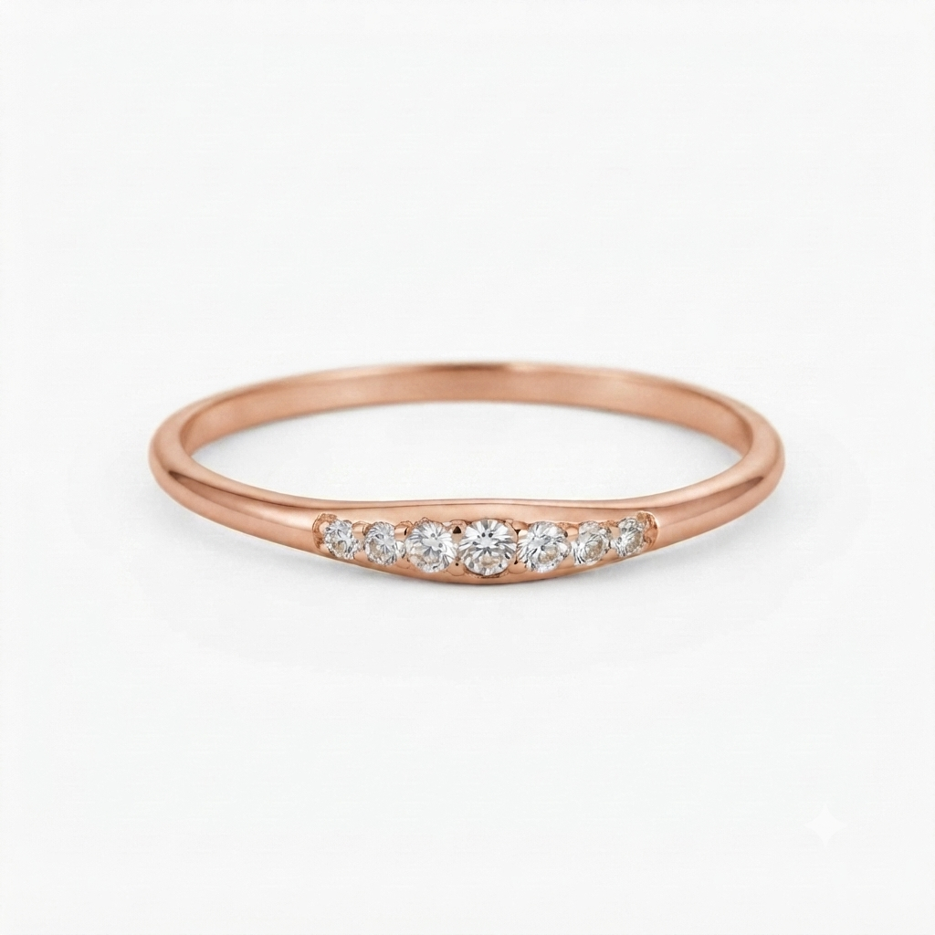 Eternity Diamond Wedding Band Pave Setting