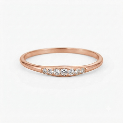 Eternity Diamond Wedding Band Pave Setting