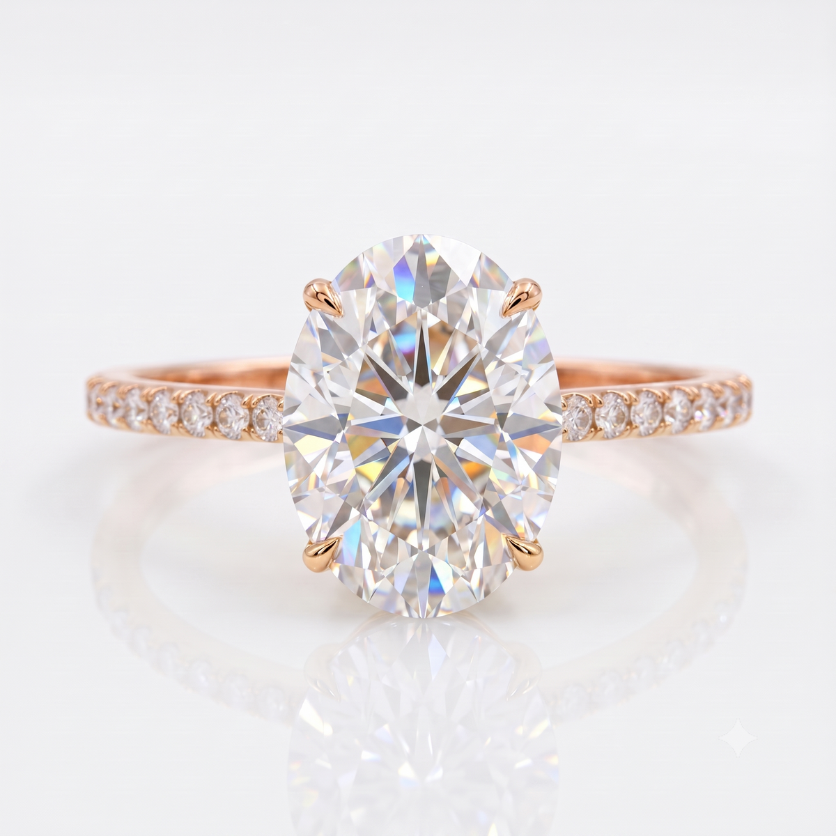 2.68 ct Oval Lab-Grown Diamond Engagement Ring – Ethical Luxury