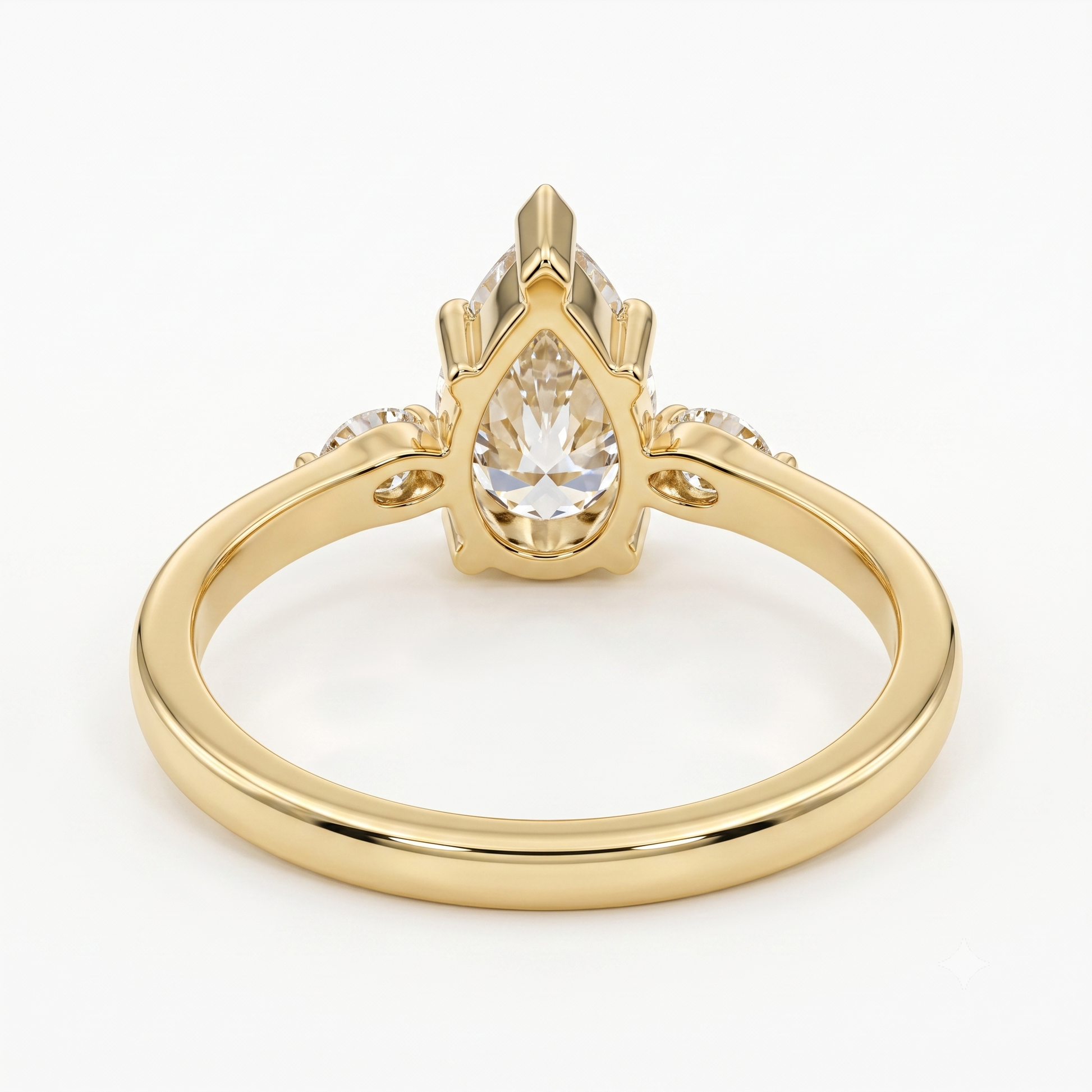 three stone wedding ring