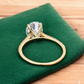 2.680 ct Oval Shaped Lab Grown Diamond Engagement Ring
