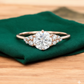 1.14ct Round Cut Lab-Grown Diamond Engagement Ring 14k Yellow Gold