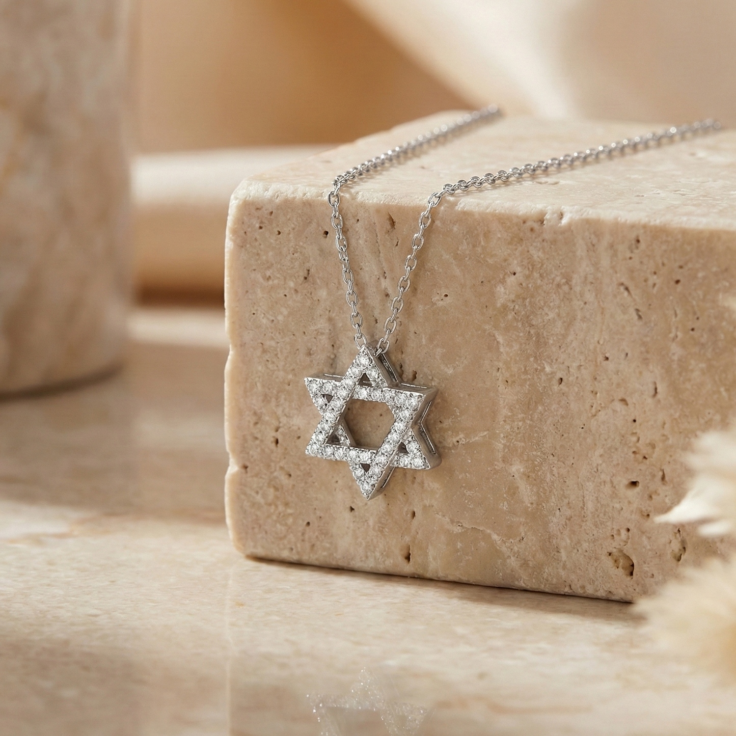 14K Gold Diamond Star of David Necklace – Spiritual Jewelry