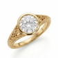 Vintage 1.50CT Round Cut Lab-Grown Ring