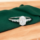 1.660CT Oval Lab Grown Diamond Engagement Ring
