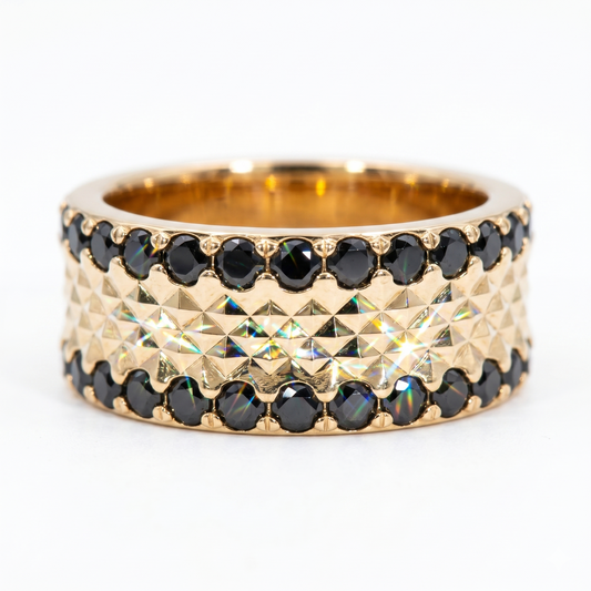 Black Diamond Wedding band