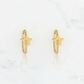 Star Lab Grown Diamond Hoop Earrings