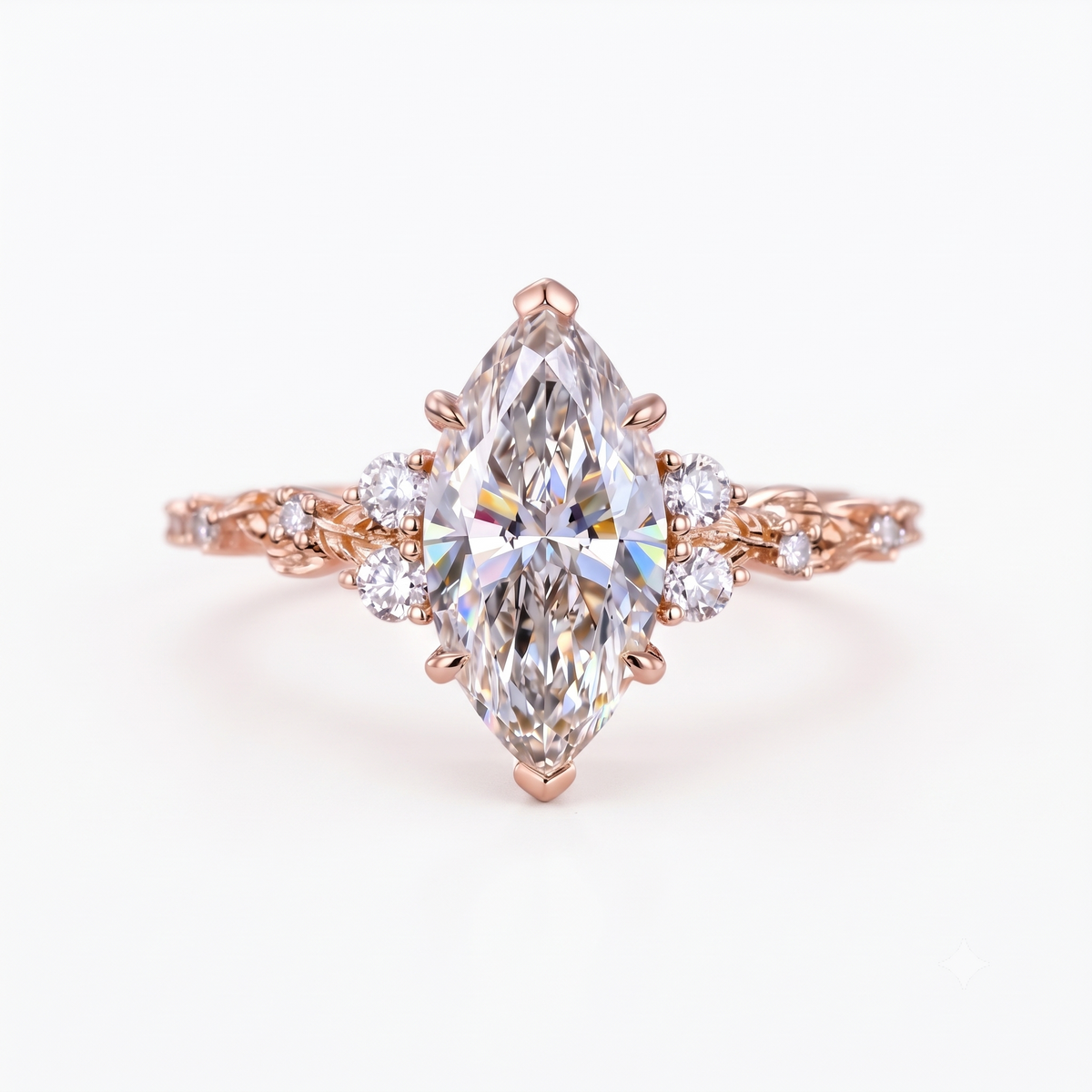engagement marquise diamond ring​

