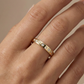 0.13 Ct Lab-Grown Diamond Wedding Band – 14K Gold Ring