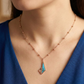 Blue Moon Turquoise Pendant Necklace