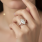 3.930ct Marquise Cut Lab-Grown Diamond Engagement Ring