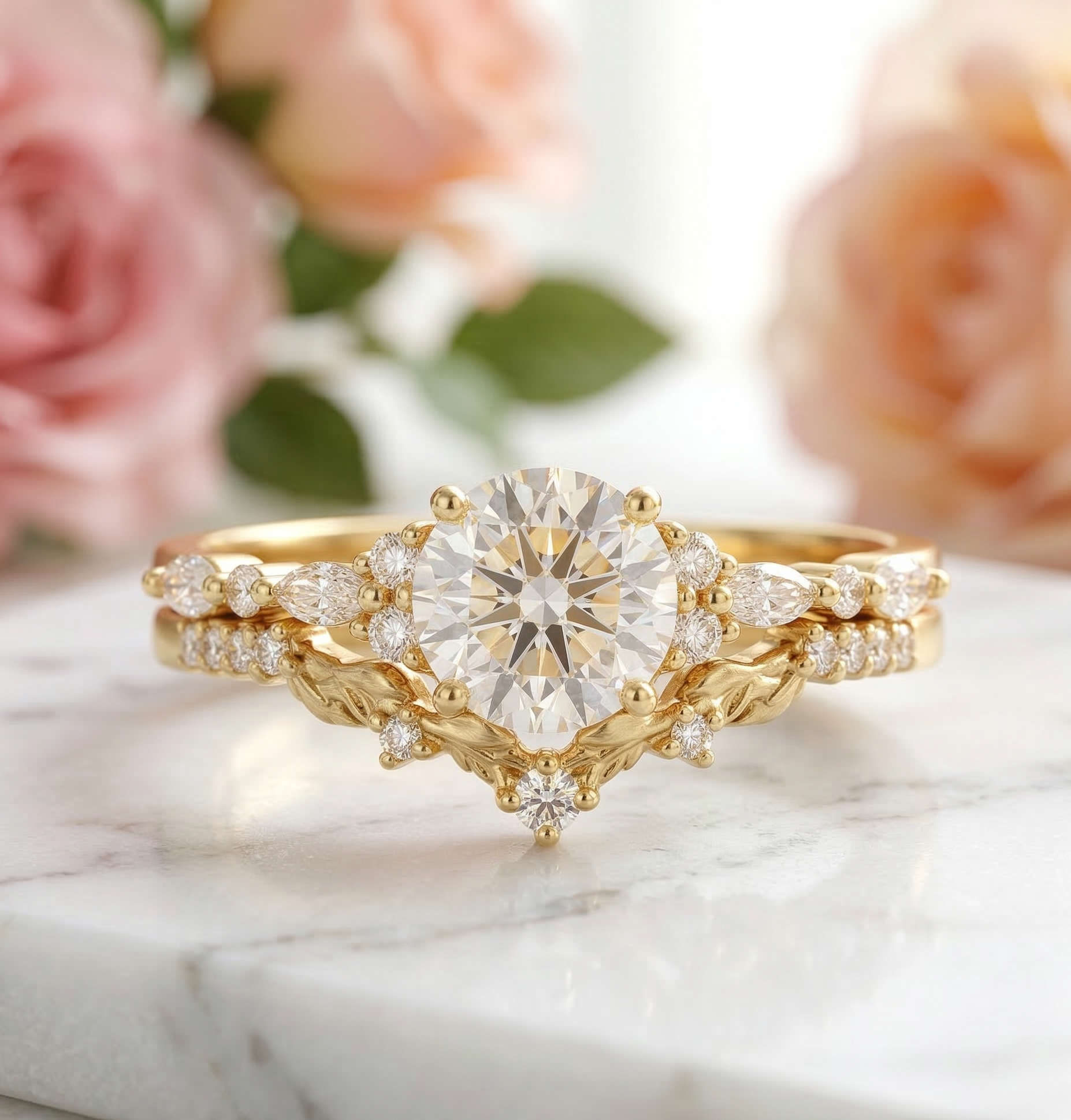 round diamond engagement rings​

