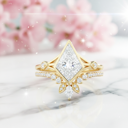 1.860ct Kite Cut Lab-Grown Engagement Ring