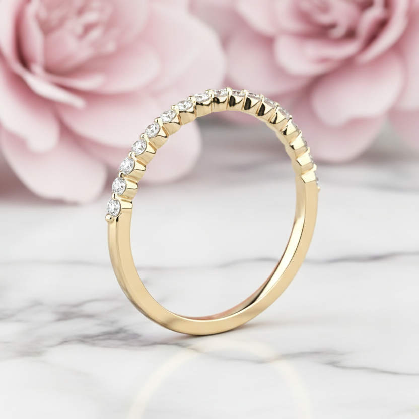 0.250 Ct 1.50 mm Lab-Grown Wedding Band