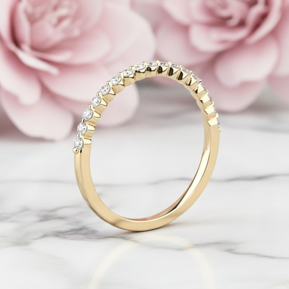 0.250 Ct 1.50 mm Lab-Grown Wedding Band