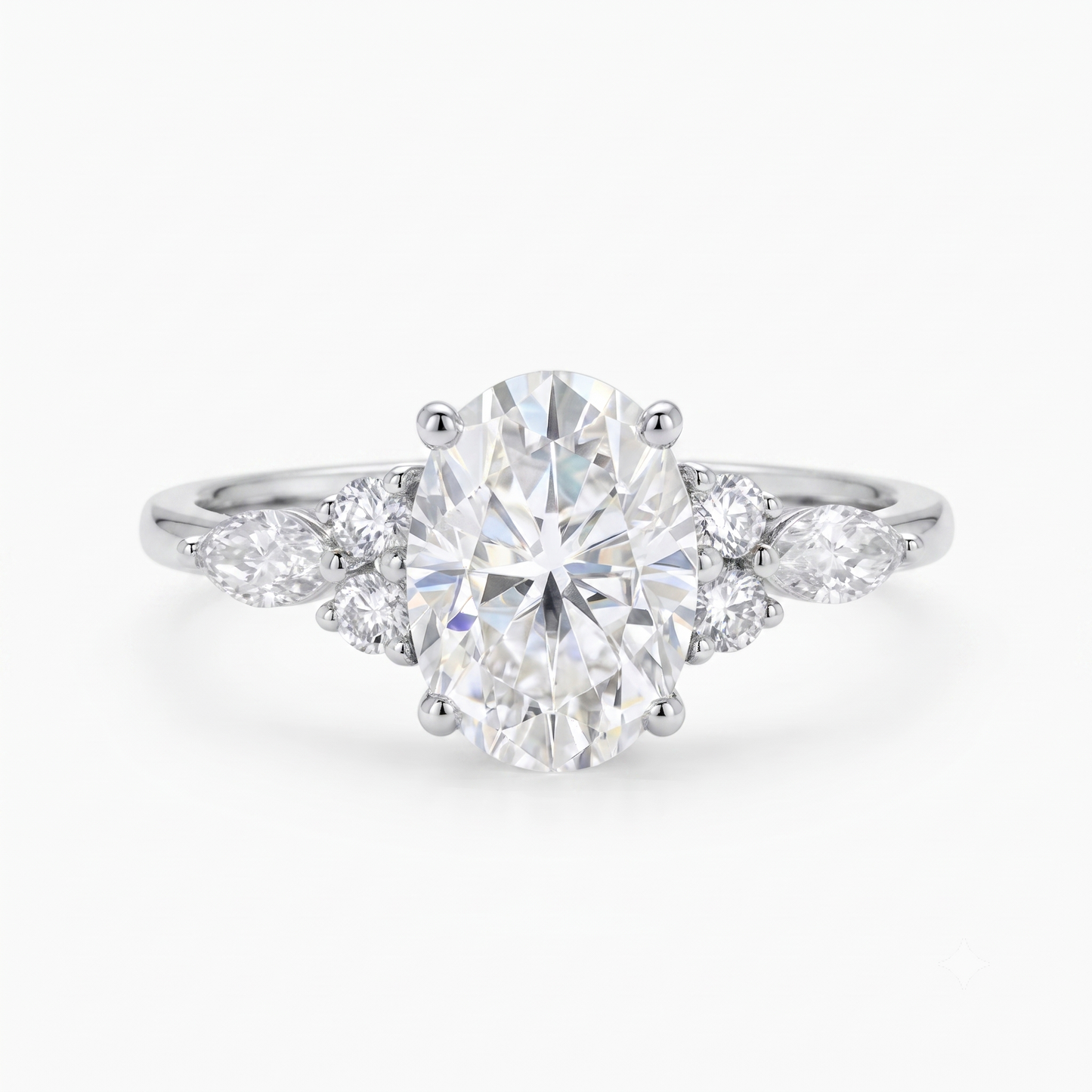 1.750ct Oval Lab Grown Diamond Engagement Ring