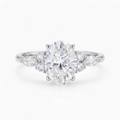 1.750ct Oval Lab Grown Diamond Engagement Ring