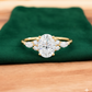 oval diamond engagement ring
