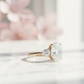 1.80 ct Cushion Cut Lab-Grown Three Stone Engagement Ring