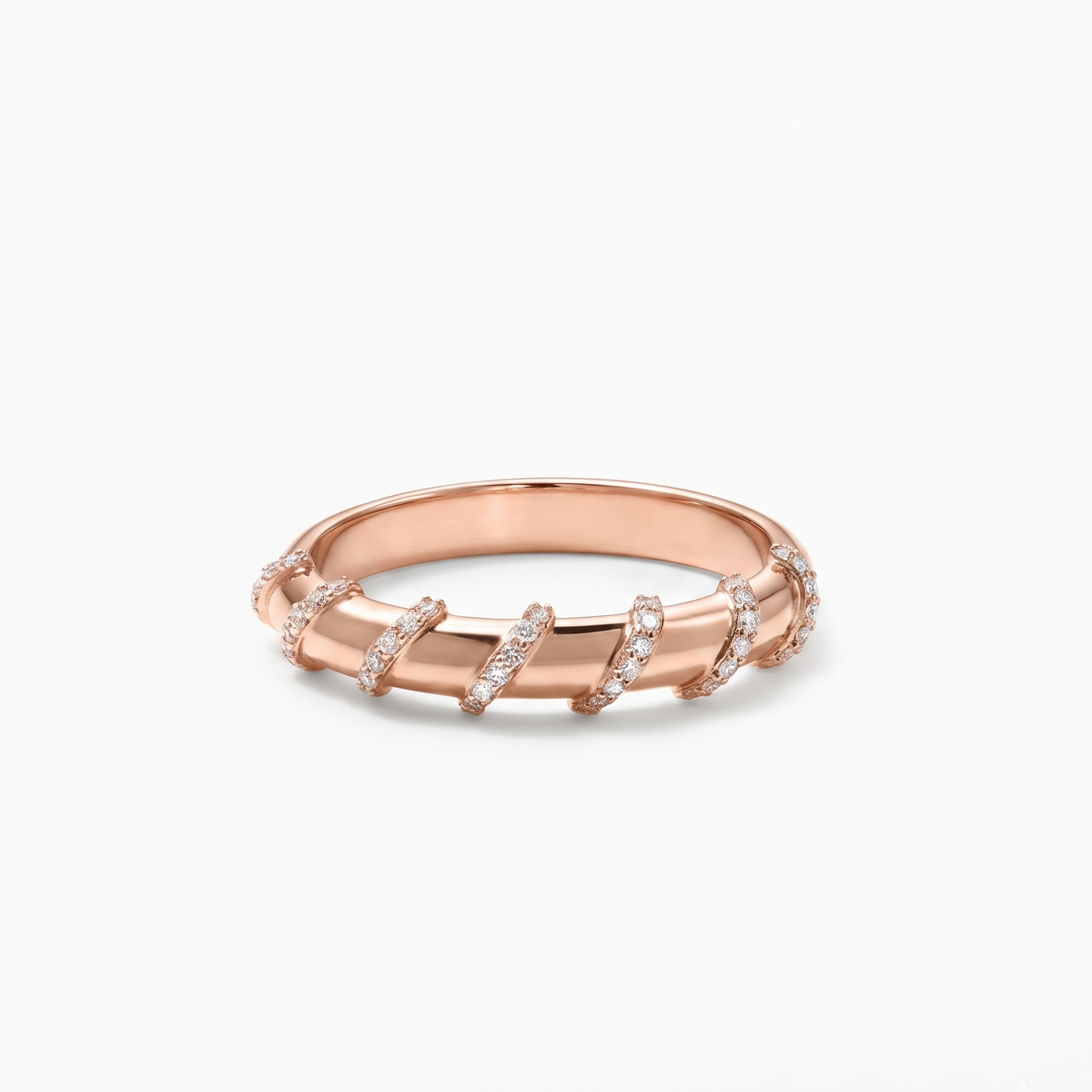 lab grown diamond stacking wedding band