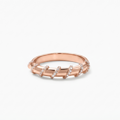 lab grown diamond stacking wedding band