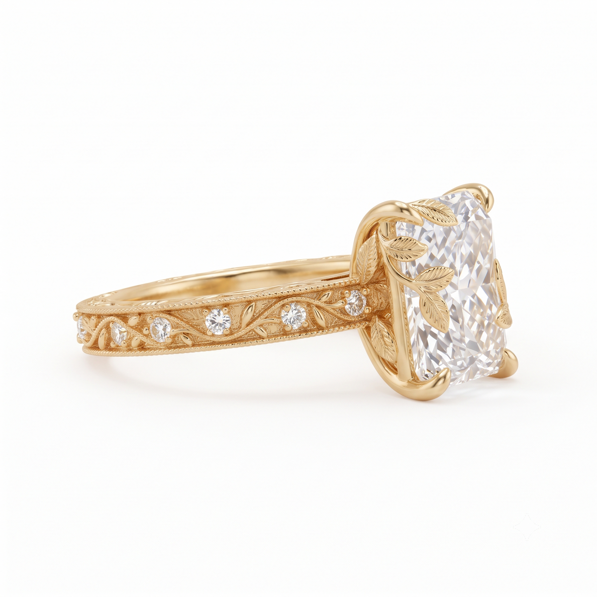 radiant cut engagement rings​


