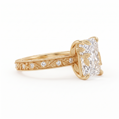 radiant cut engagement rings​


