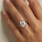 1.50CT Oval Cut Lab-Grown Engagement Ring – 14K Gold Solitaire Ring