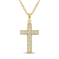 Moissanite Cross Pendant