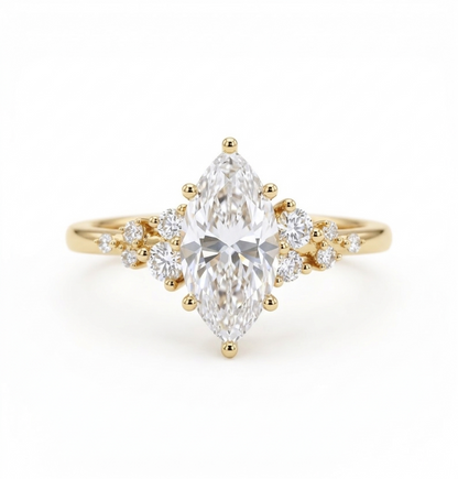 marquise diamond ring engagement​

