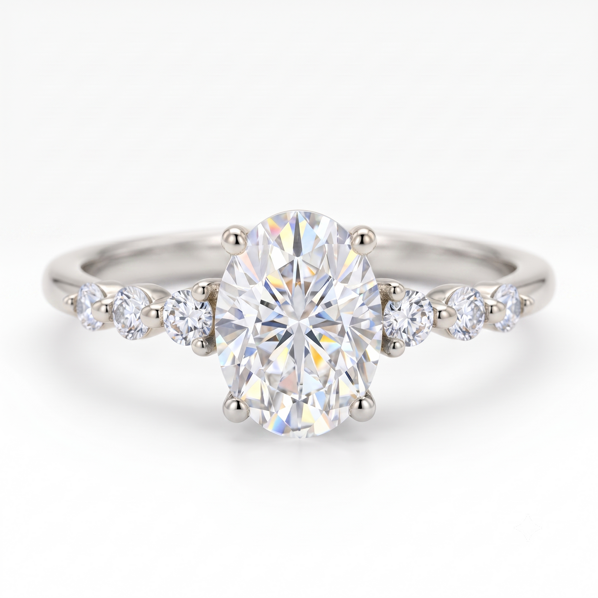 oval shaped engagement ring​

