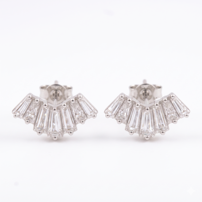baguette stud earrings​

