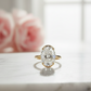 1.50CT Oval Cut Lab-Grown Engagement Ring – 14K Gold Solitaire Ring