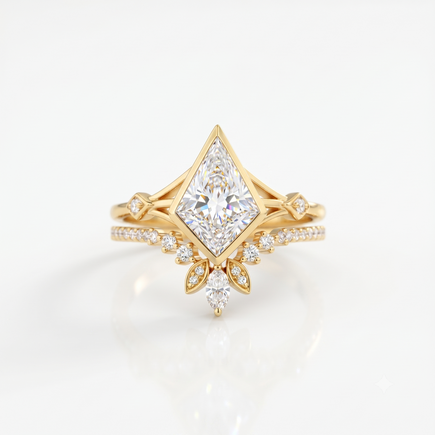 1.860ct Kite Cut Lab-Grown Engagement Ring