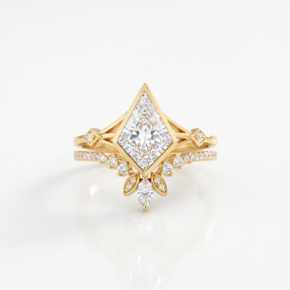 1.860ct Kite Cut Lab-Grown Engagement Ring