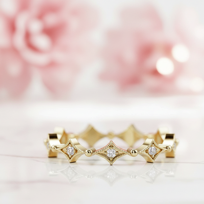 women's moissanite wedding bands

