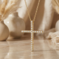 0.12 CT Diamond Cross Necklace - Easy & Classic