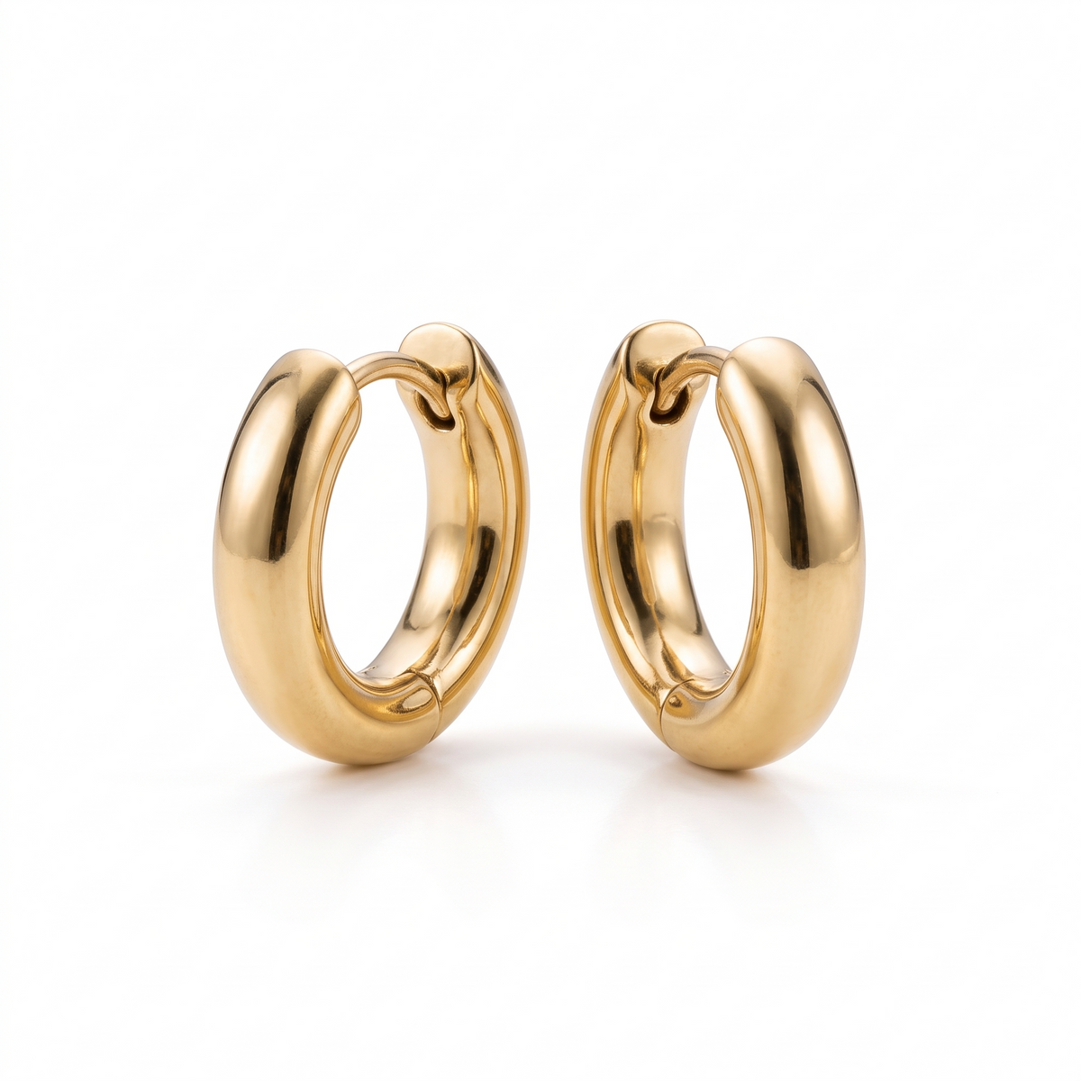 gold earring chunky​

