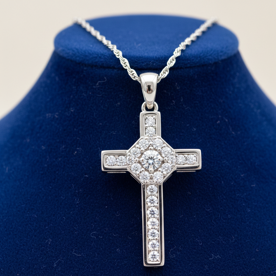 chain with cross pendant
