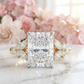 lab grown radiant cut diamond engagement rings​

