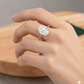 2.590 ct Oval cut Lab Grown Diamond Engagement Ring