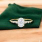 oval diamond engagement ring
