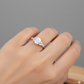 1.180 ct Round Cut Lab Grown Diamond Engagement Ring