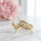 kite shaped diamond engagement ring​


